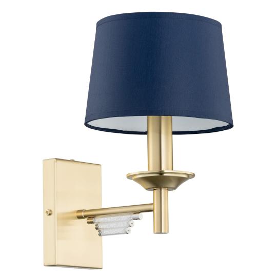 luxusne zlata naboj stena lampa textilne tienidlo elegantne swarovski kristal spalna obyvacka predizba chodba vila zamok osvetlenie.jpg